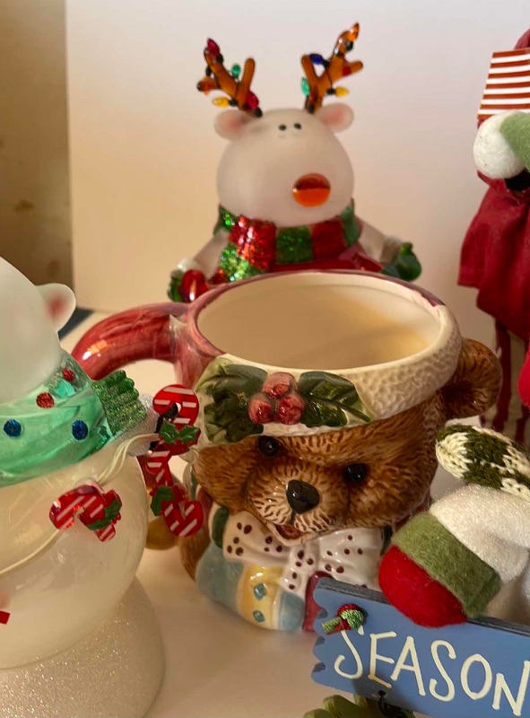 Photo 3 of CHRISTMAS COOKIE JAR, MUGS AND MORE