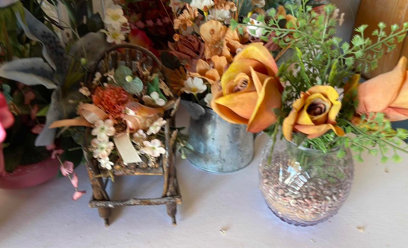 Photo 3 of COLORFUL FLORAL ARRANGEMENTS IN ASSORTED DECORATIVE CONTAINERS