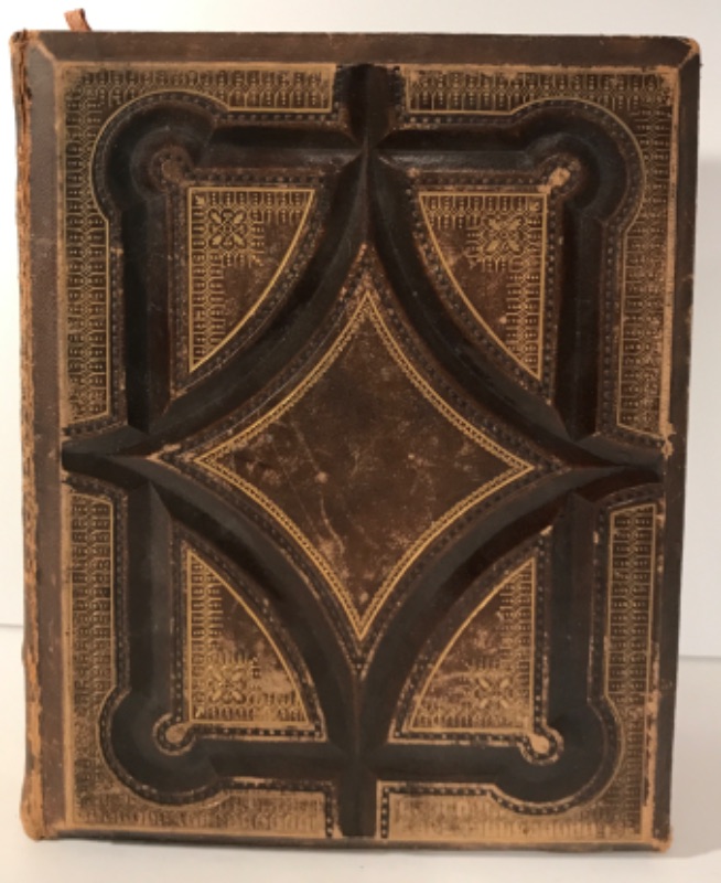 Photo 1 of ANTIQUE FAMILY BIBLE
WORTHINGTON, DUSTIN & CO. PUBLISHERS
HARTFORD CONN. 1870