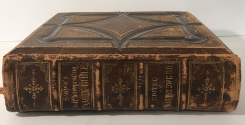 Photo 2 of ANTIQUE FAMILY BIBLE
WORTHINGTON, DUSTIN & CO. PUBLISHERS
HARTFORD CONN. 1870