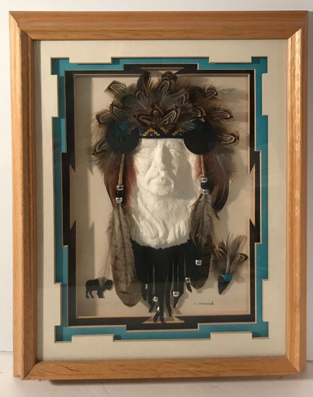 Photo 1 of HANDCRAFTED “CHIEF” BY ARTIST CLEO WERSONICK 13x16