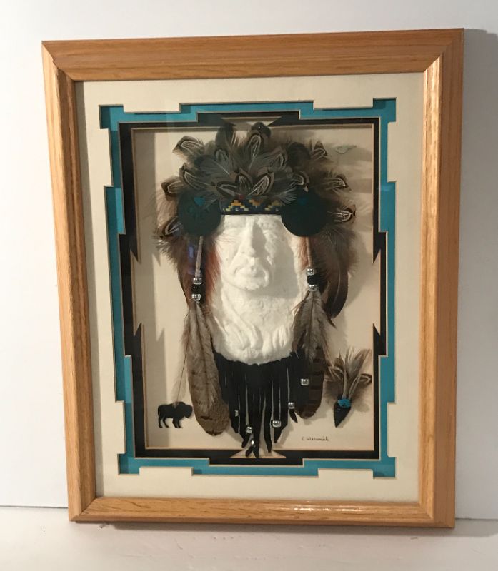 Photo 2 of HANDCRAFTED “CHIEF” BY ARTIST CLEO WERSONICK 13x16