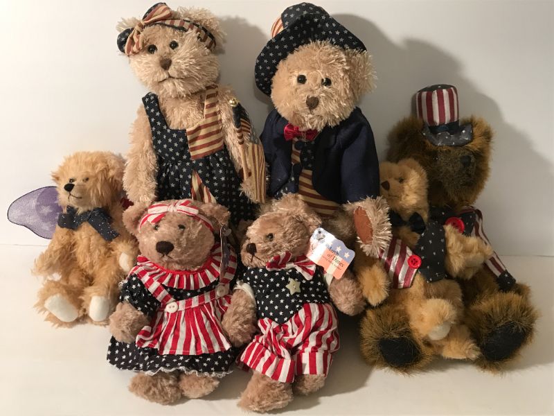 Photo 1 of VINTAGE PATRIOTIC BEARS 