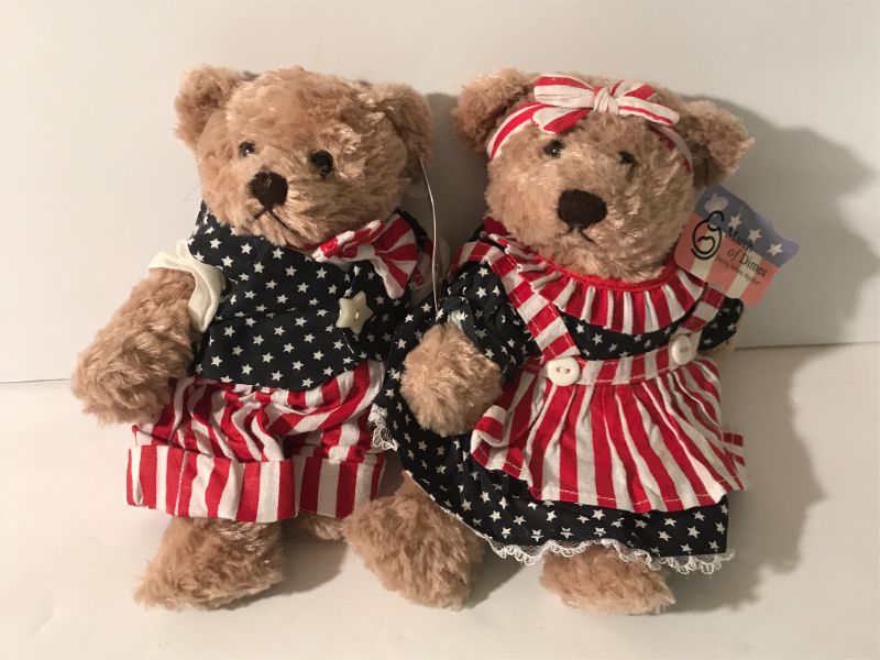 Photo 2 of VINTAGE PATRIOTIC BEARS - $OME NWT 