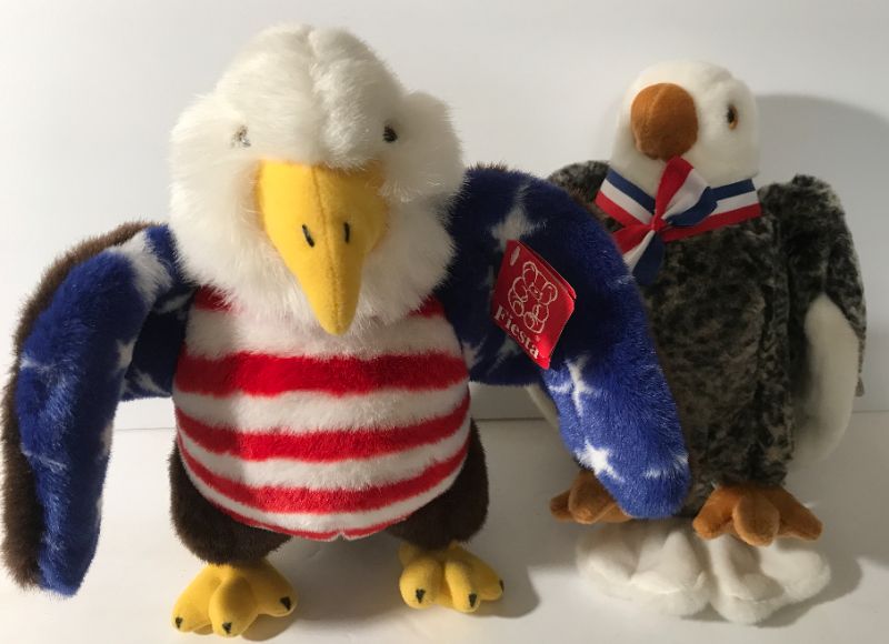 Photo 4 of COLLECTION OF PLUSH EAGLES