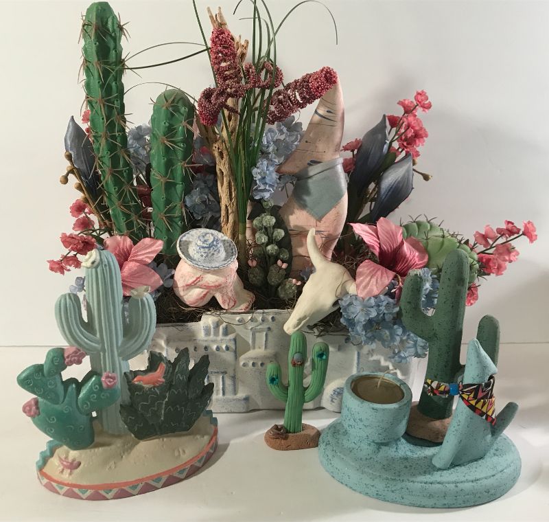 Photo 1 of NATURAL AND NATIVE FLORAL ARRANGEMENT, CACTUS DOOR STOPPER & DECOR 