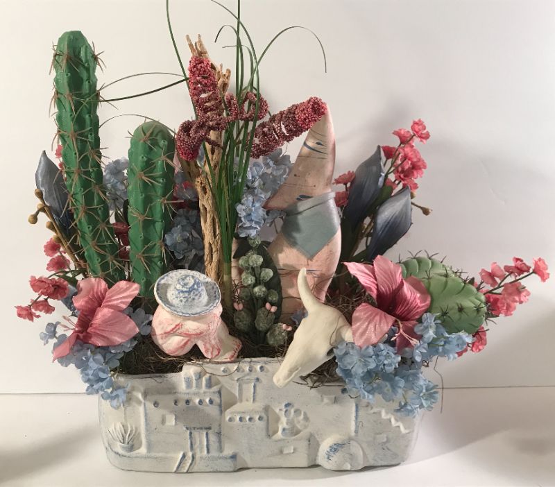 Photo 2 of NATURAL AND NATIVE FLORAL ARRANGEMENT, CACTUS DOOR STOPPER & DECOR 