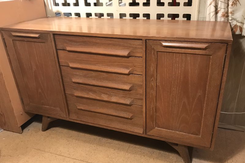 Photo 1 of MID-CENTURY MODERN JACK VAN DER MOLEN CERUSED OAK SIDEBOARD CREDENZA, 1950S 58x20x34
PERFECT 