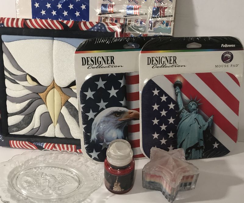 Photo 6 of PATRIOTIC AMERICANA PUZZLE, PILLOW, MUGS & MORE