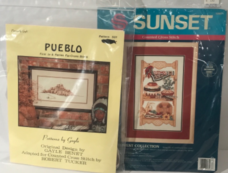 Photo 3 of CROSS STITCH KITS 
NOS -6 ITEMS
SOUTHWEST MOTIF