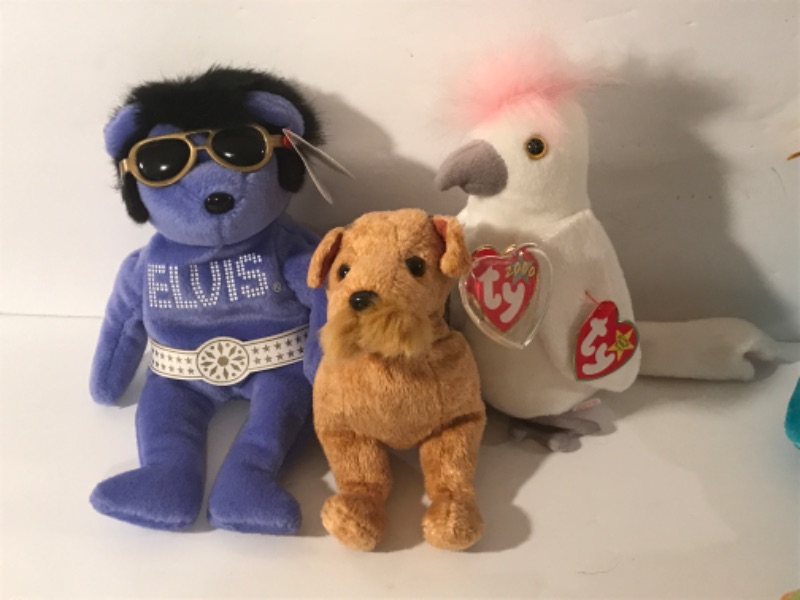 Photo 1 of BEANIE BABIES COLLECTION- NOS - ALL WITH TAGS 
LOT OF 12