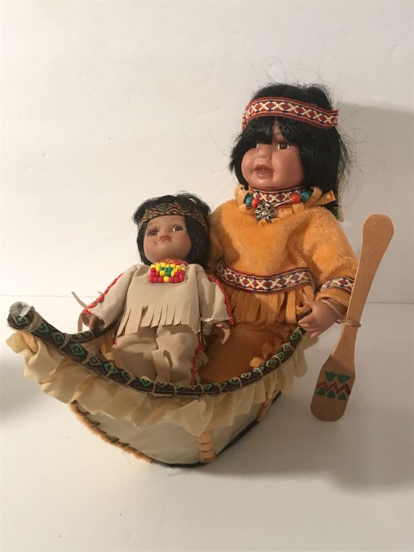 Photo 4 of SOUTHWEST INDIAN STYLE 
CERAMIC FACE CHILDREN