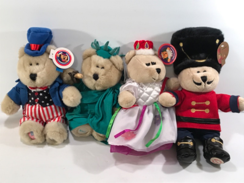 Photo 1 of STARBUCKS BEARISTA BEARS NWT -4 BEARS
2002,2004, 2006 & 2012