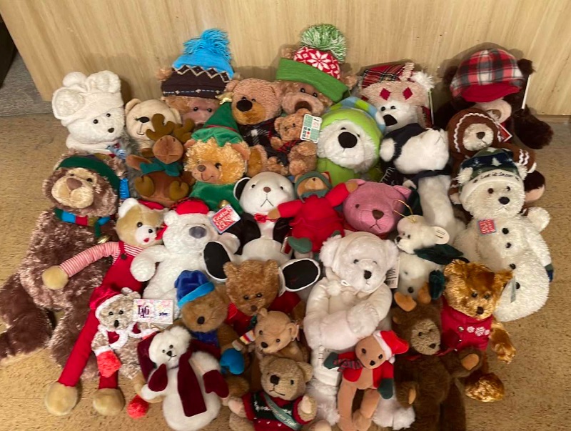 Photo 1 of CHRISTMAS BEARS, HALLMARK, GUND, St. JUDES , RALPH LAUREN , PBC AND MANY MORE