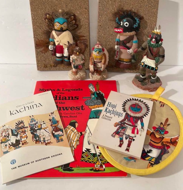 Photo 1 of KACHINA FIGURES & FOLKLORE LITERATURE 