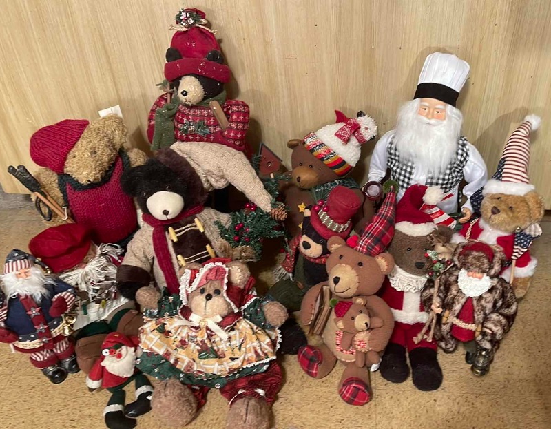 Photo 1 of CHRISTMAS BEAR & SANTA DECOR