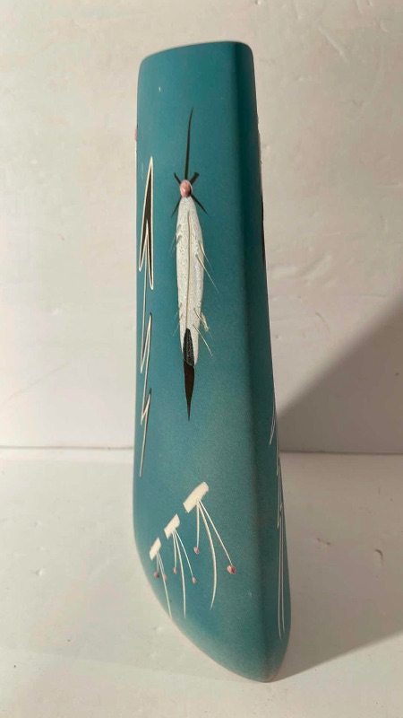 Photo 8 of NATIVE AMERICAN AUTHENTIC NAVAJO SIGNED WALL ART & HANDCRAFTED VASE 