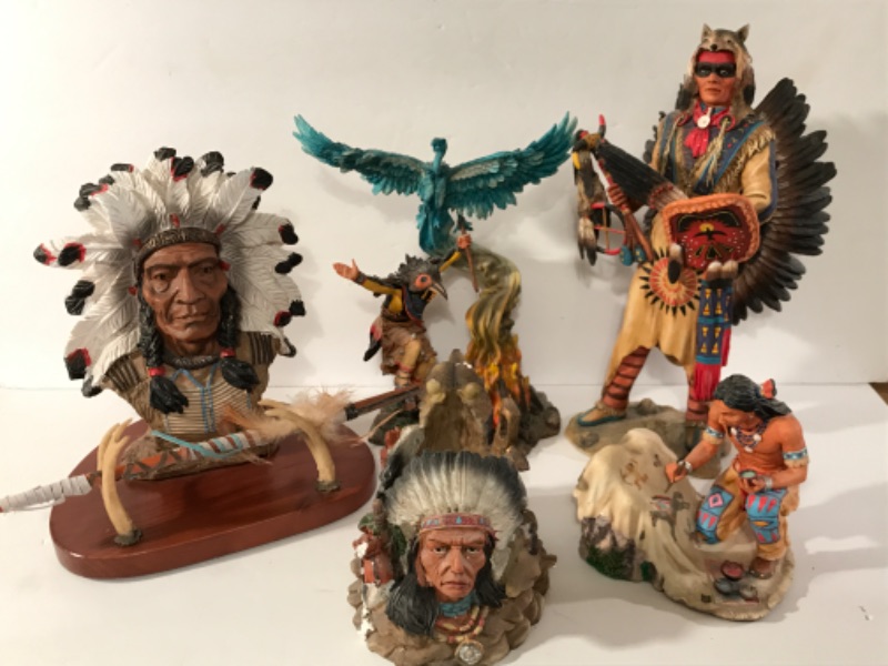 Photo 1 of NATIVE AMERICAN COLLECTION OF DECORATIVE COLLECTABLE FIGURINES