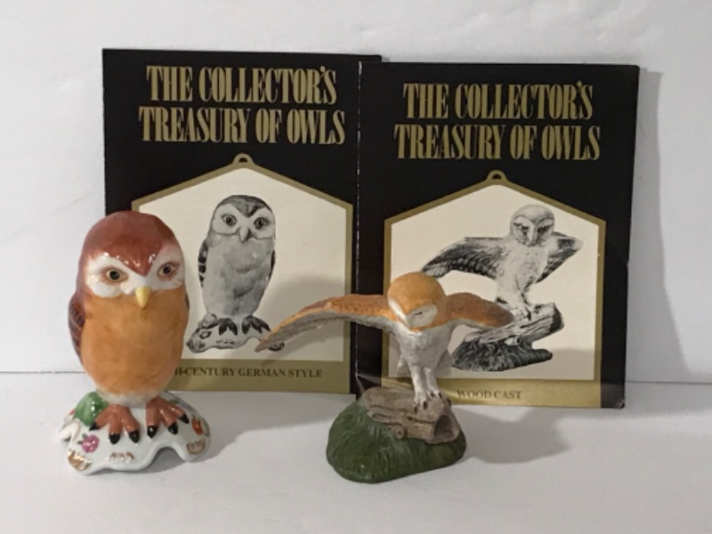 Photo 2 of 6 THE COLLECTORS TREASURY OF OWLS BY FRANKLIN MINT