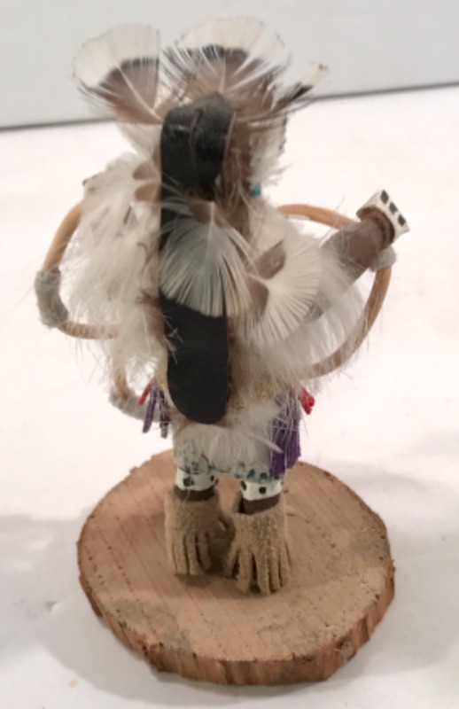 Photo 6 of NATIVE AMERICAN SIGNED KACHINA FIGURES- LARGEST IS 12”