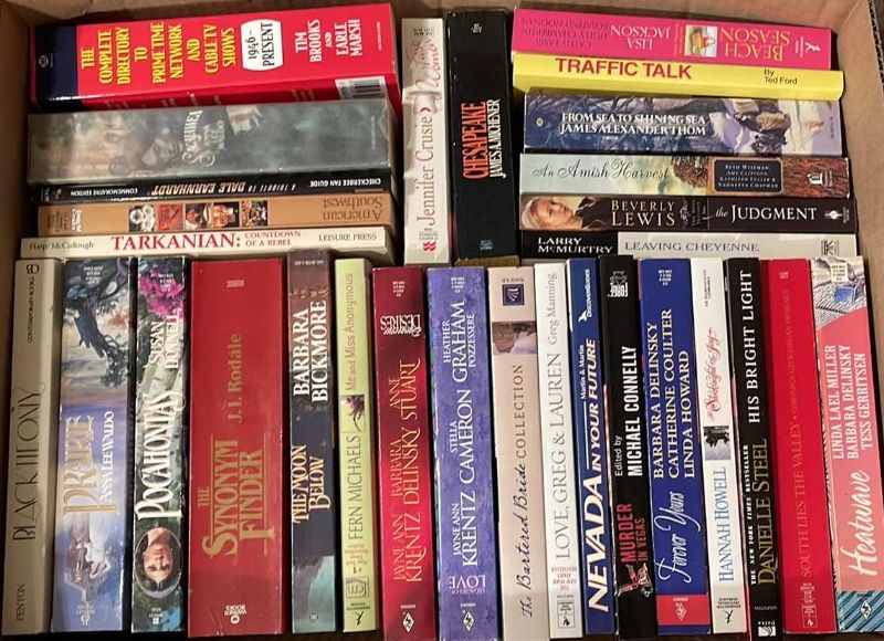 Photo 1 of PAPERBACK BOOKS - LARGE ASSORTMENT