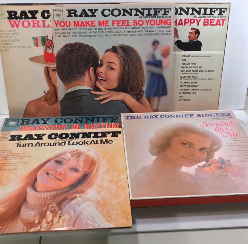 Photo 1 of RAY CONIFF & THE SINGERS VINYL RECORDS
OVER 20 - NOT ALL PHOTOGRAPHED 