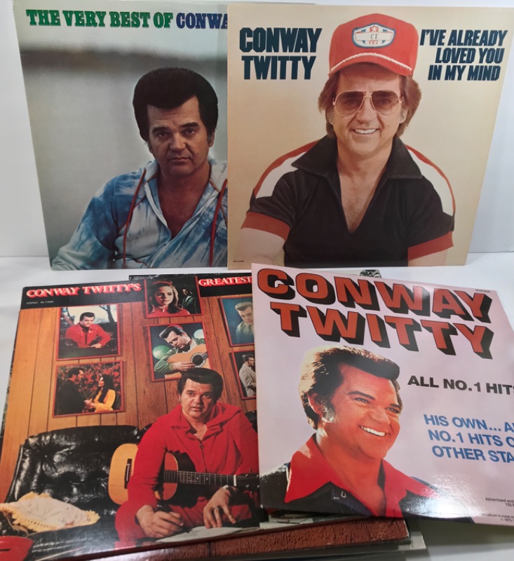 Photo 2 of MEL TILLIS, ROY CLARK, CHARLIE MCCOY,SLIM WHITMAN & CONWAY TWITTY ALBUMS
OVER 20