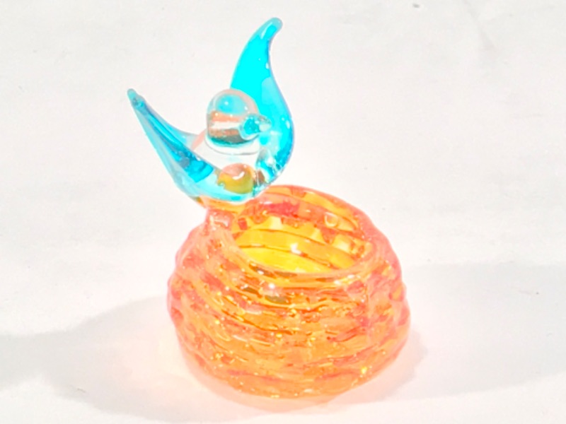 Photo 5 of VINTAGE HANDBLOWN GLASS FIGURINES- BIRDS