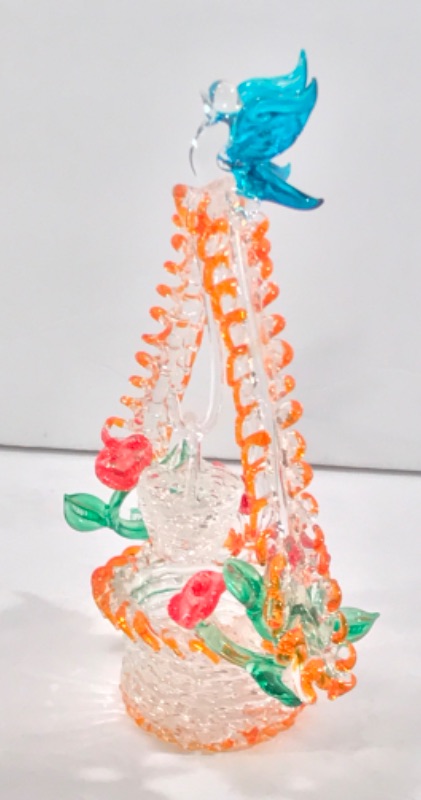 Photo 3 of VINTAGE HANDBLOWN GLASS FIGURINES- BIRDS