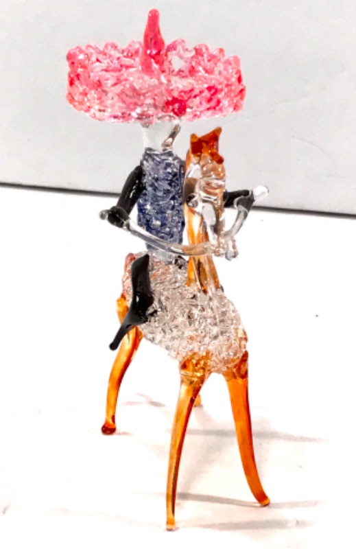 Photo 1 of VINTAGE HANDBLOWN GLASS FIGURINES- MEXICAN