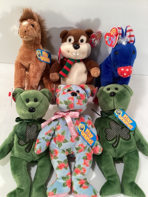 Photo 1 of  TY BEANIE BABIES 2.0 COLLECTION. 2007//08 LOT OF 6