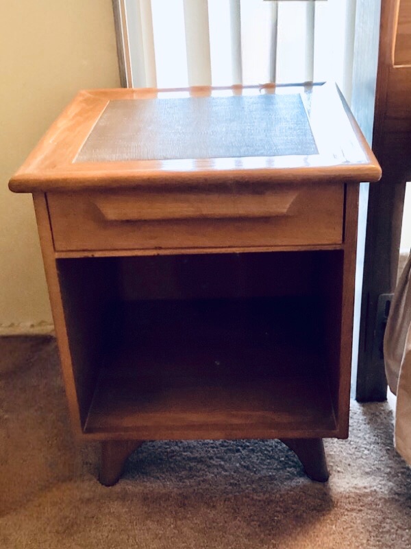 Photo 1 of MID CENTURY JACK VAN DER MOLEN NIGHT STAND FOR JAMESTOWN LOUNGE RARE 20”x 20”x 24”