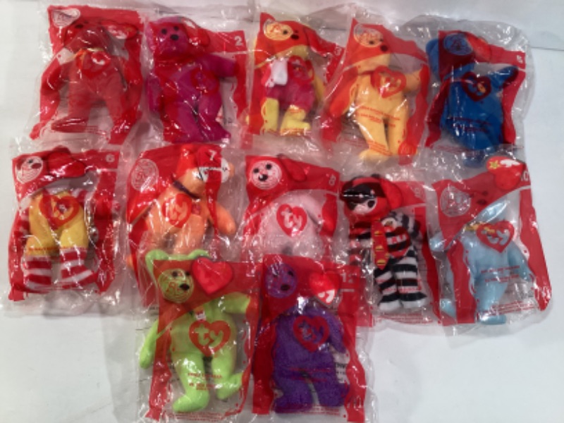 Photo 1 of MCDONALDS 2004 TY BEANIE BABIES COLLECTION 1-12 NIP