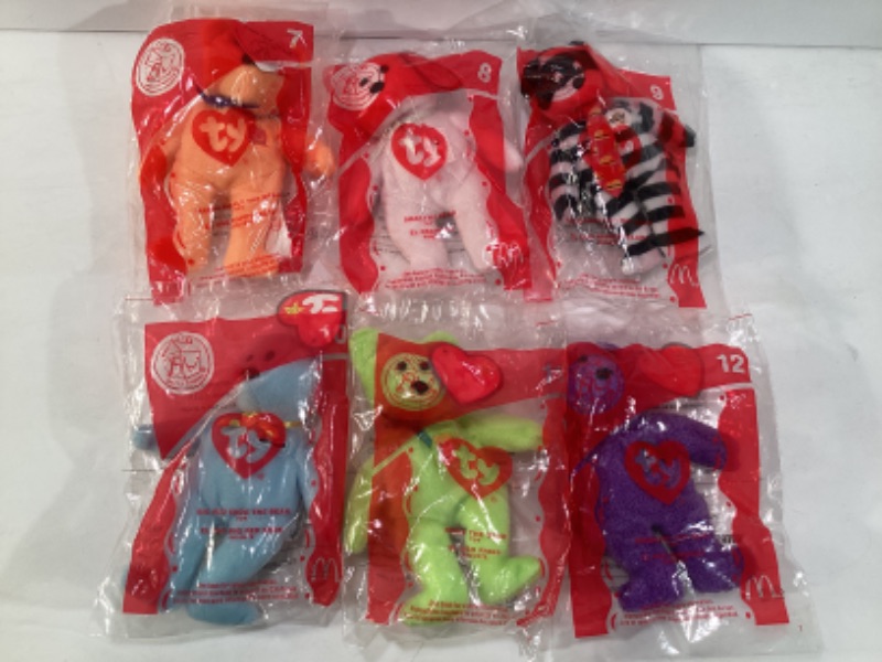 Photo 3 of MCDONALDS 2004 TY BEANIE BABIES COLLECTION 1-12 NIP