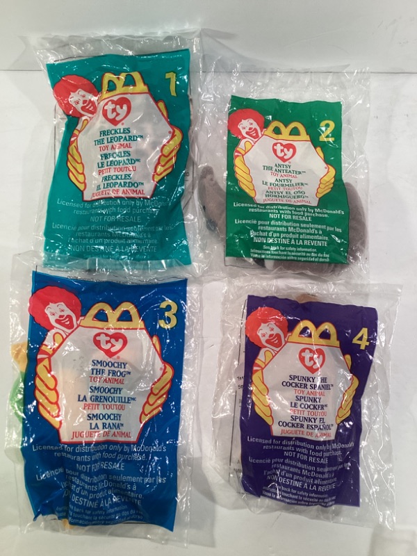 Photo 2 of MCDONALDS 1999 TY BEANIE BABIES COLLECTION 1-12 NIP