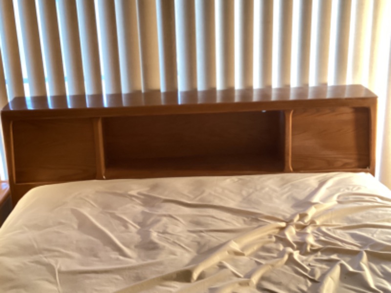 Photo 2 of MID CENTURY JACK VAN DER MOLEN BED FRAME FOR JAMESTOWN LOUNGE 56”x 82”x 38”  
FOOTBOARD NOT PICTURED 