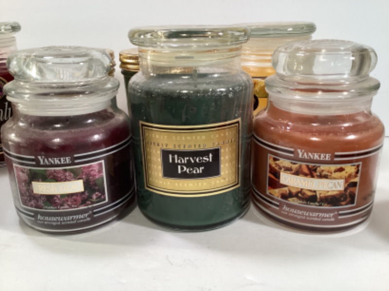 Photo 2 of ASSORTMENT OF CANDLES WITH VARIOUS SCENTS. LOT OF 13