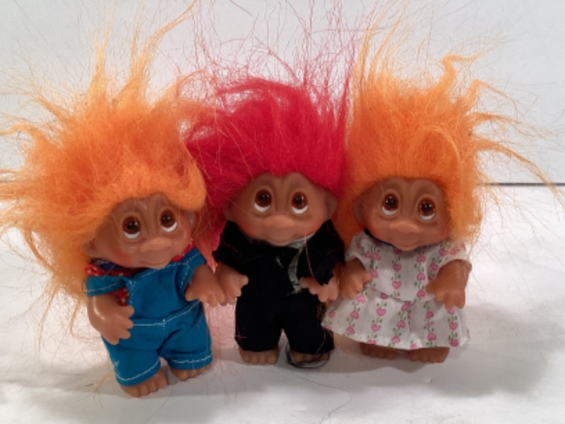 Photo 5 of VINTAGE TROLLS MADE BY RUSS BERNIE AND COMPANY INC. AND D.A.M. 1986 TROLL DOLLS. LOT OF 7