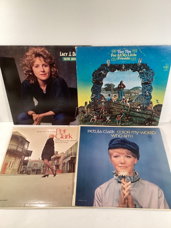 Photo 2 of PETULA CLARK, TINY TIM, LACY J DALTON VINYL RECORDS