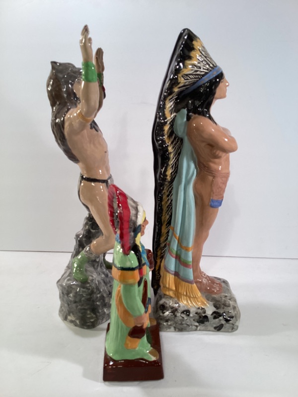 Photo 3 of NATIVE AMERICAN GLAZED POTTERY SCULPTURES 15”H