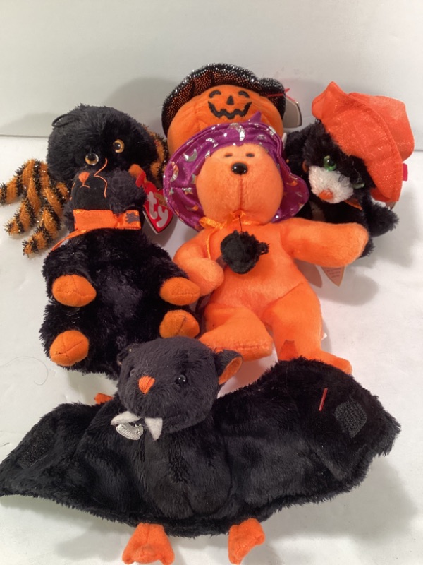 Photo 3 of TY BEANIE BABIES HALLOWEEN COLLECTION NOS LOT OF 12