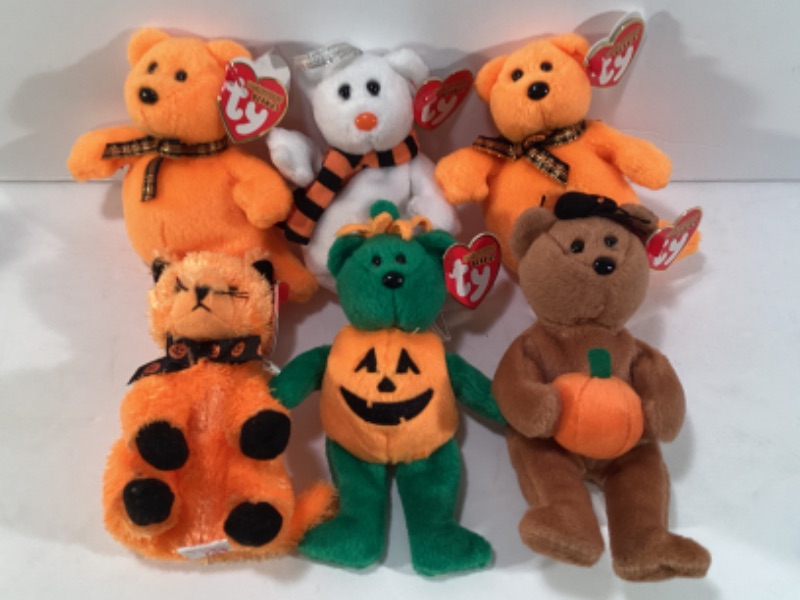 Photo 2 of TY BEANIE BABIES HALLOWEEN COLLECTION NOS LOT OF 12