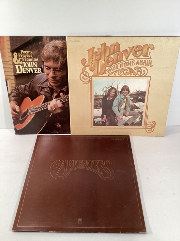 Photo 2 of JOHN DENVER, CARPENTERS VINYL RECORDS