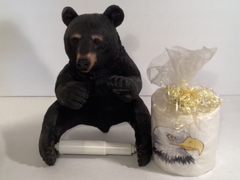 Photo 1 of UNIQUE BLACK BEAR TOILET PAPER HOLDER