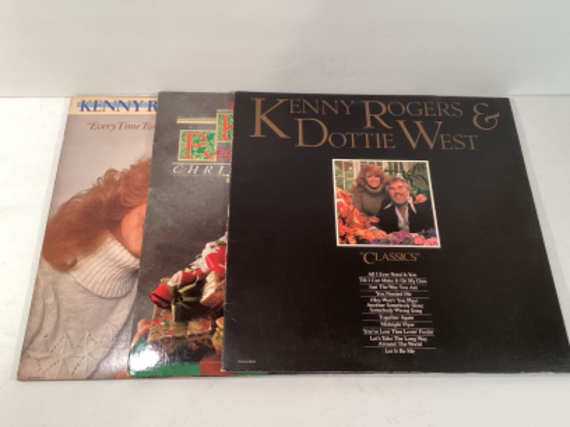 Photo 1 of KENNY ROGERS & DOTTIE WEST CLASSICS AND KENNY ROGERS CHRISTMAS VINYL RECORDS