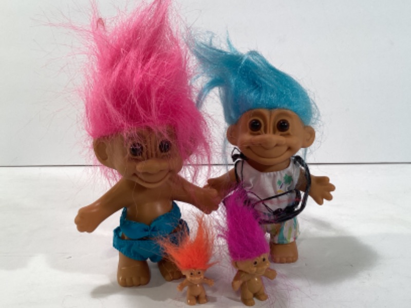 Photo 3 of VINTAGE D.A.M. & RUSS AND BERNIE COLLECTION INC. TROLL DOLLS. LOT OF 8