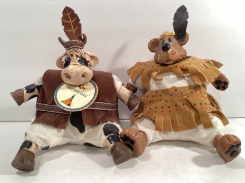 Photo 2 of RUSS SITTING BULL & BEAR AND WHIMSICAL CAT