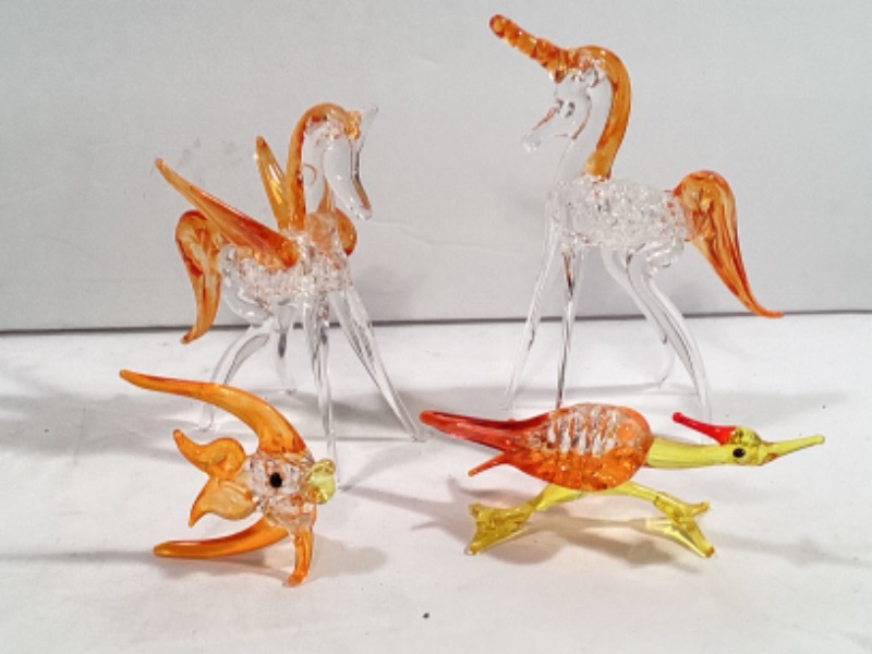 Photo 1 of HANDBLOWN  GLASS COLLECTABLE FIGURINES