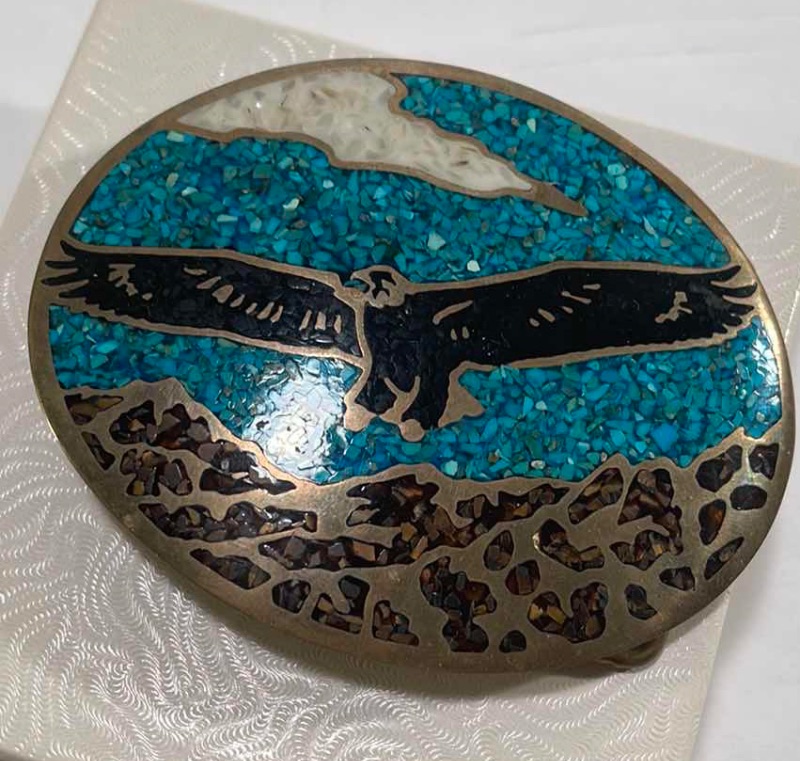 Photo 1 of VINTAGE EAGLE BELT BUCKLE