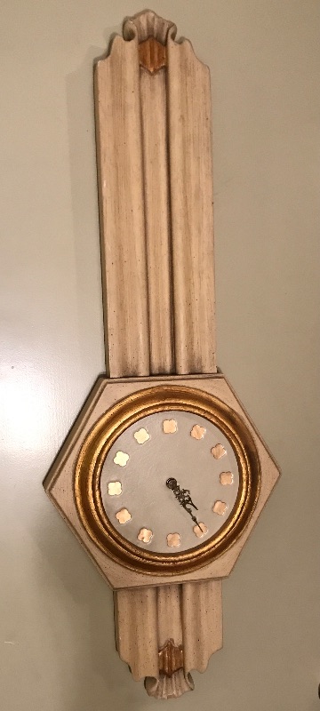 Photo 1 of ART DECO KUYKENDALL ACCESSORIES NO. 201 LINEN FOLD CLOCK